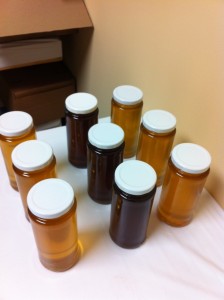 Honey entries for Royal Agricultural Winter Fair 2012