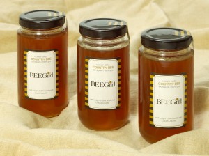 BEEGrrl Grey Highlands, 100 % pure honey, Ontartio Canada 250 ml